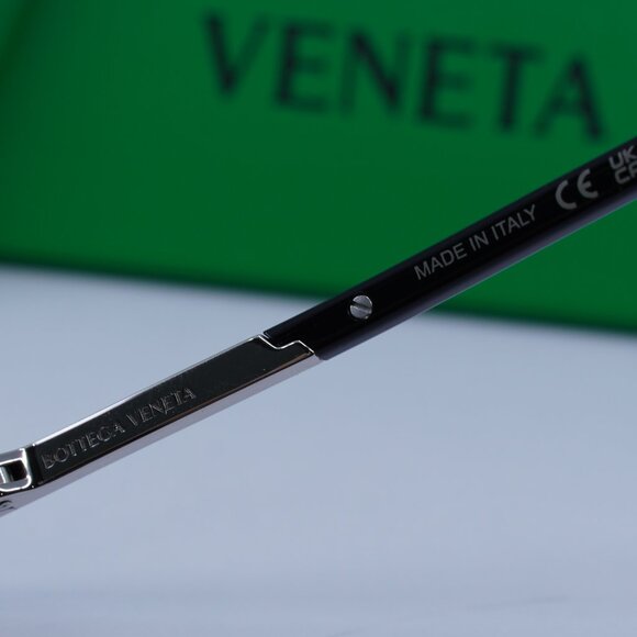 Bottega Veneta BV1260S 005 Round Sunglasses - Black/Grey - Picture 8 of 10